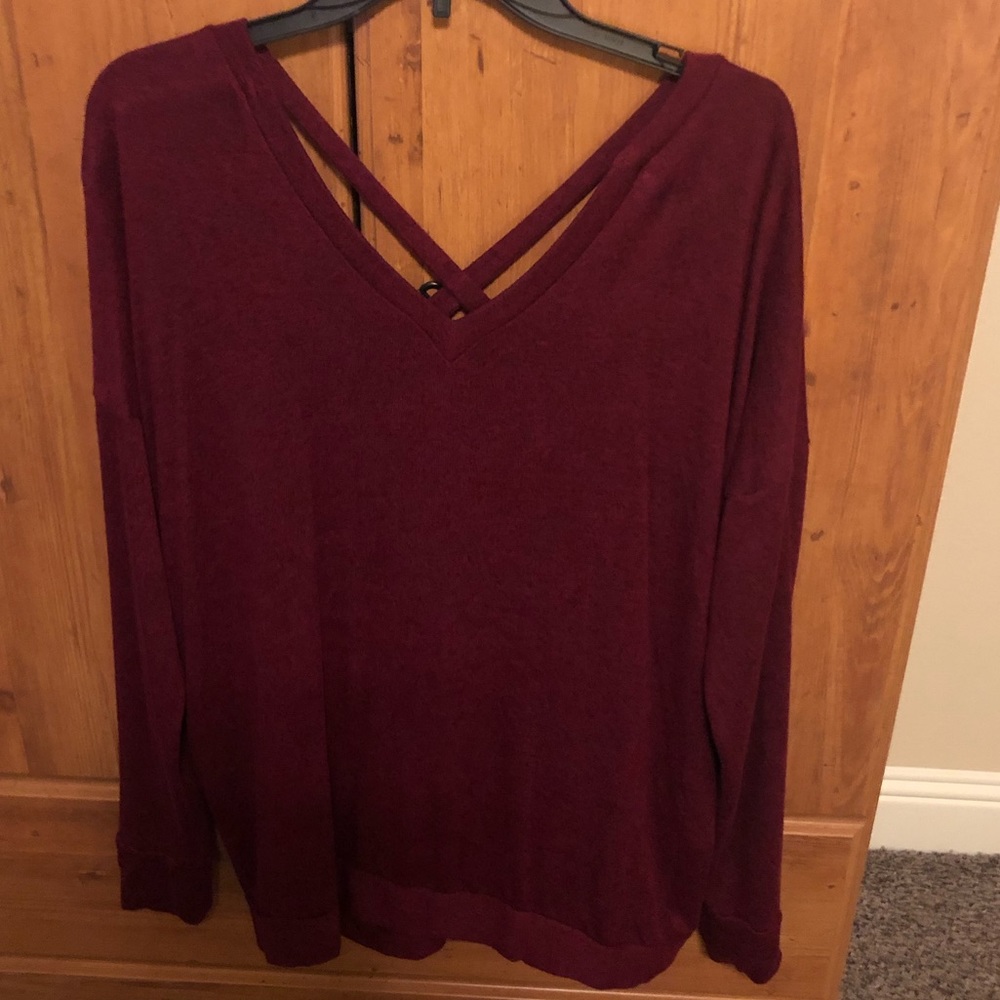Maroon Sweater - Picture 3 of 4